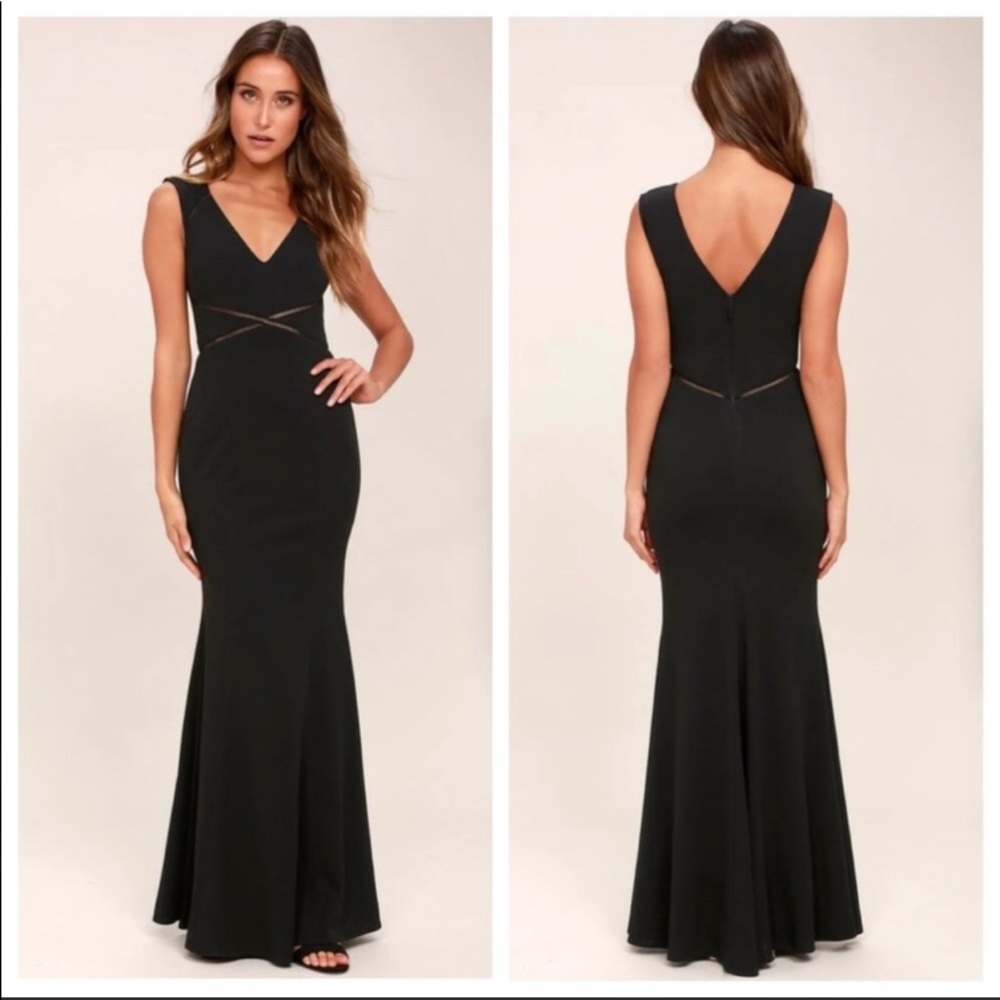 NWT Lulu’s Black maxi